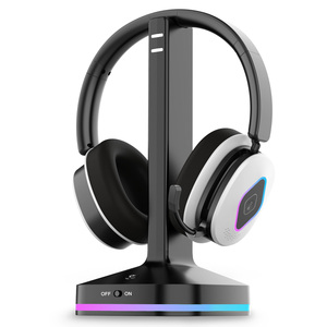 RGB Gaming Headset With Contact Charging Stand