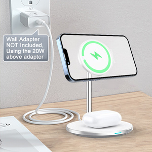 Top Selling Product Chargeur Magnetique Sans Fil 15w Wireless Charger 2 in 1