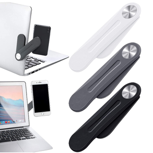 Adjustable Foldable Side Mount Laptop Stand Computer Magnet Phone Expansion Clip
