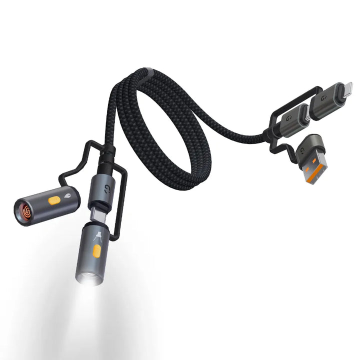 iGear OmniSpark 6-in-1 Multi Connector USB Charging Cable