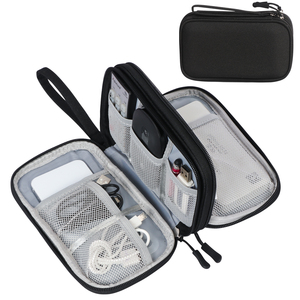 Travel Cable Organizer Double Layer Bag